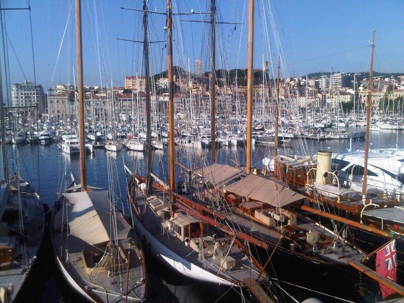 Ansicht von Le Vieux Port de Cannes