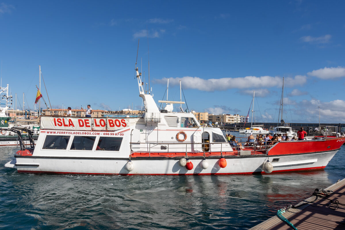 Ansicht von Corralejo (Fuerteventura) – Puerto de Corralejo