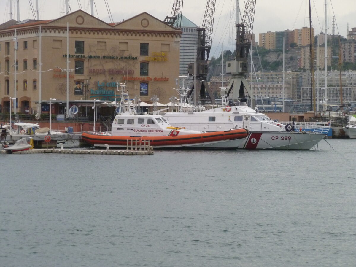 Ansicht von Genua – Marina di Porto Antico
