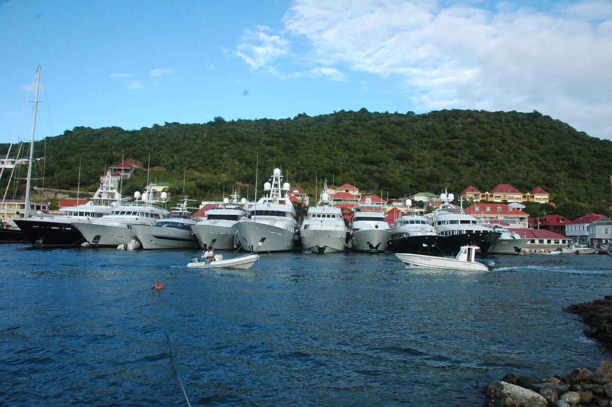 Ansicht von Gustavia (Port de Gustavia) – St. Berthèlemy (St. Barth)