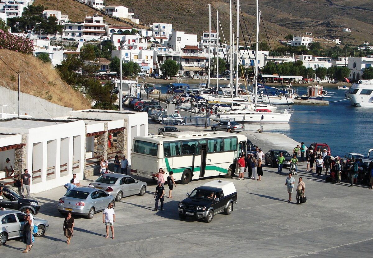 Ansicht von Kythnos – Mericha