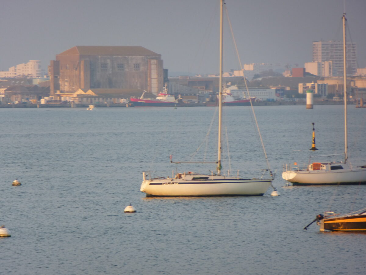 Ansicht von Lorient – Port-Louis Marina