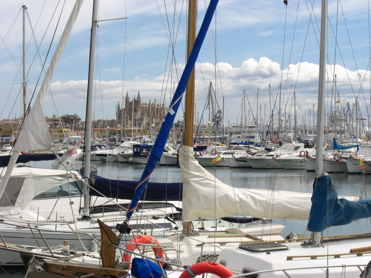 Ansicht von Palma de Mallorca – Marina Naviera Balear