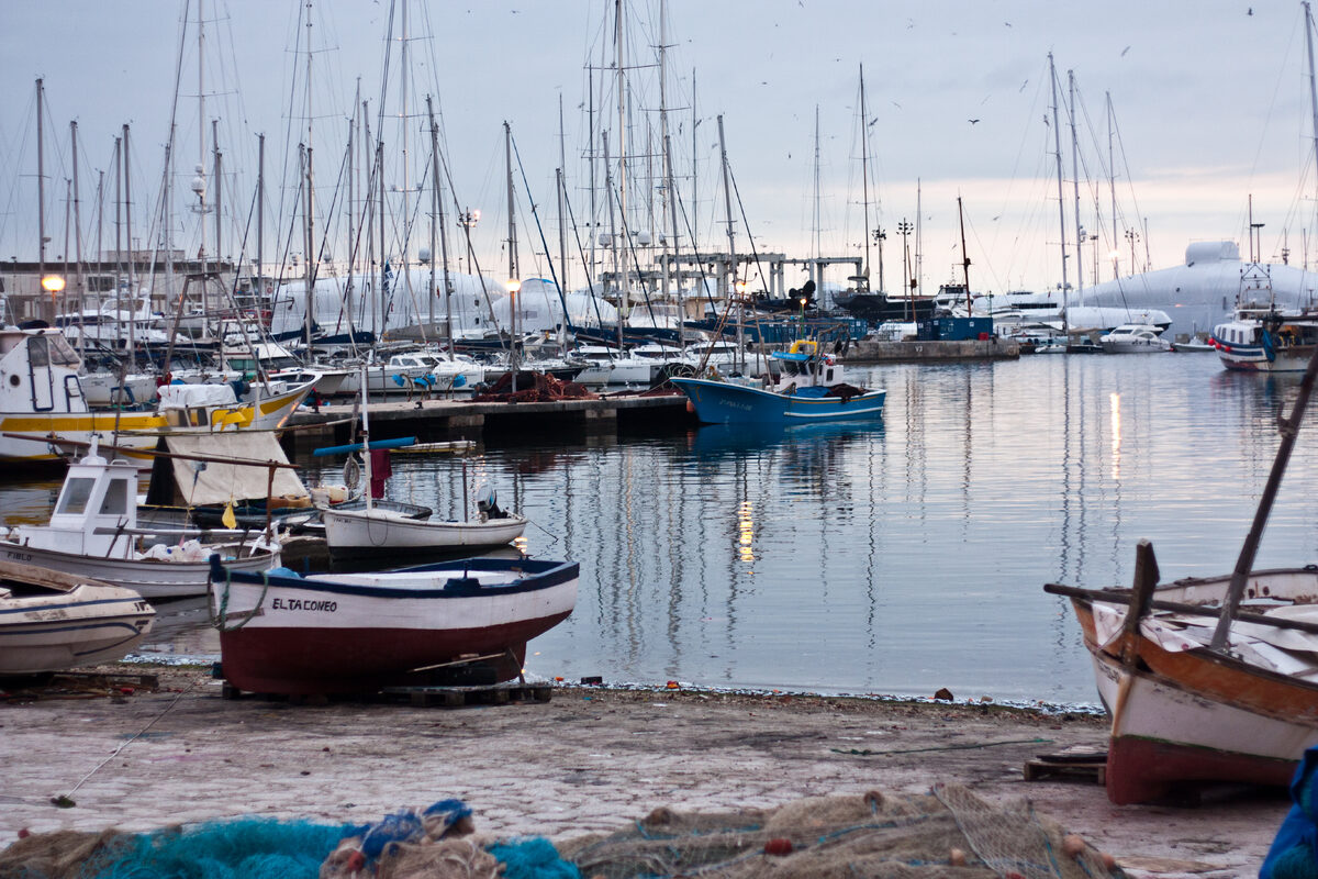 Ansicht von Palma de Mallorca – Muelle de La Lonja