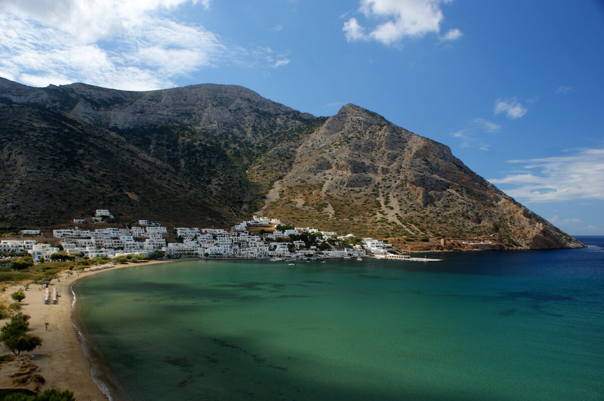 Ansicht von Siphnos (Sifnos) – Kamares