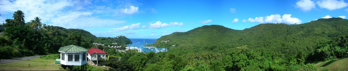 Ansicht von St. Lucia – Marigot Bay Resort & Marina