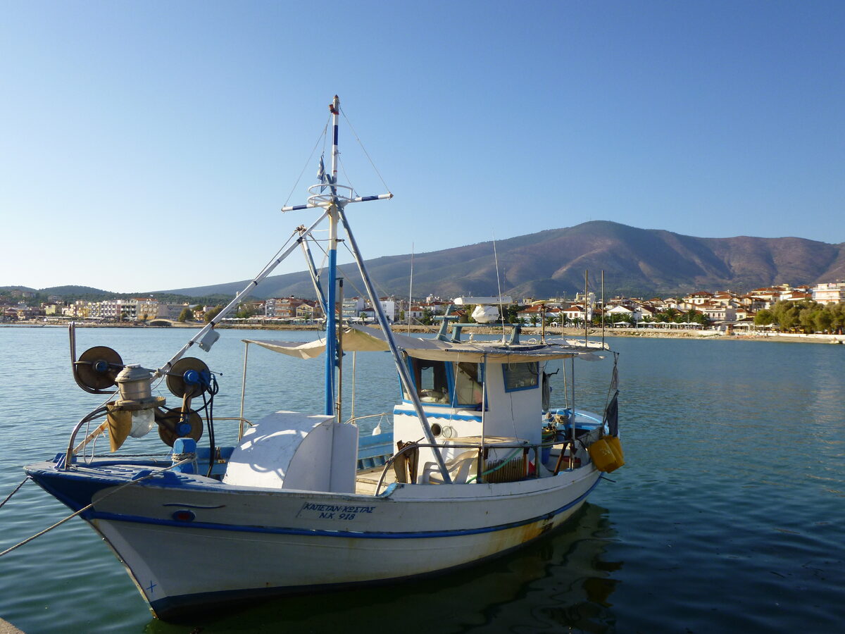 Ansicht von Thassos – Port Limenaria