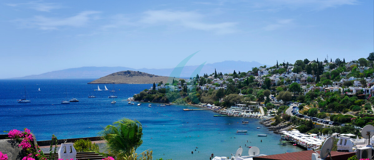 Ansichten aus der berühmten Touristenstadt Bodrum in der Türkei