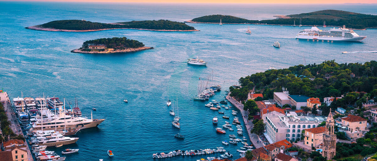 Hvar mit Inseln Pakleni