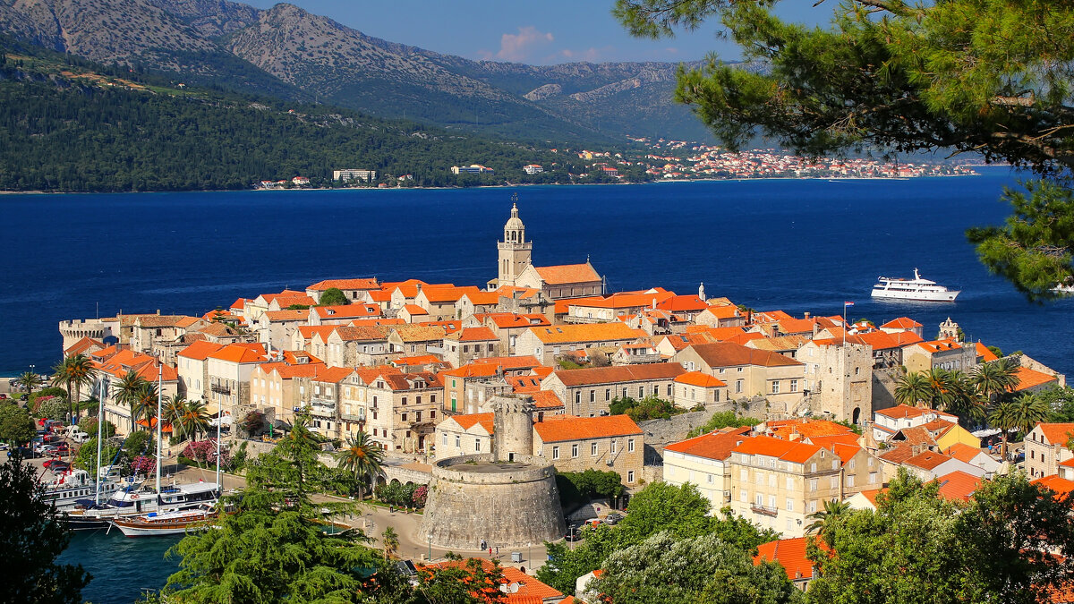 Korcula Stadt / Insel Mljet / Süddalmatien / Kroatien /