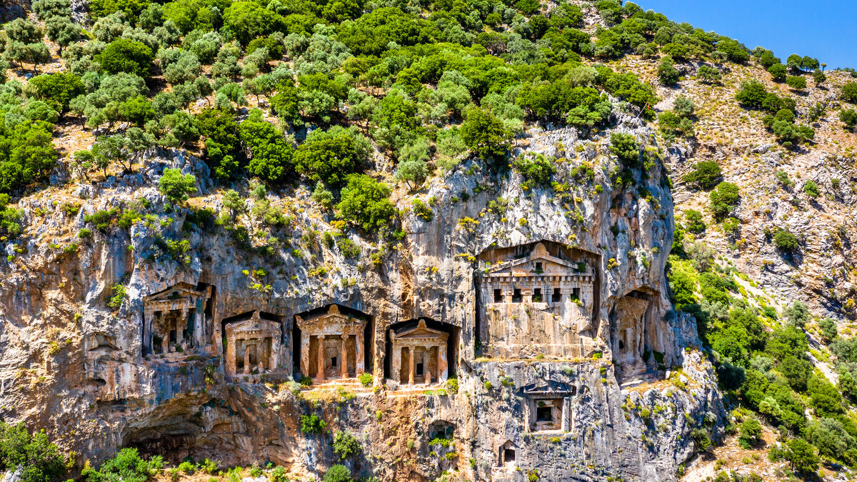 The Tombs of the Kings / Kaunos / Dalyan / Türkei