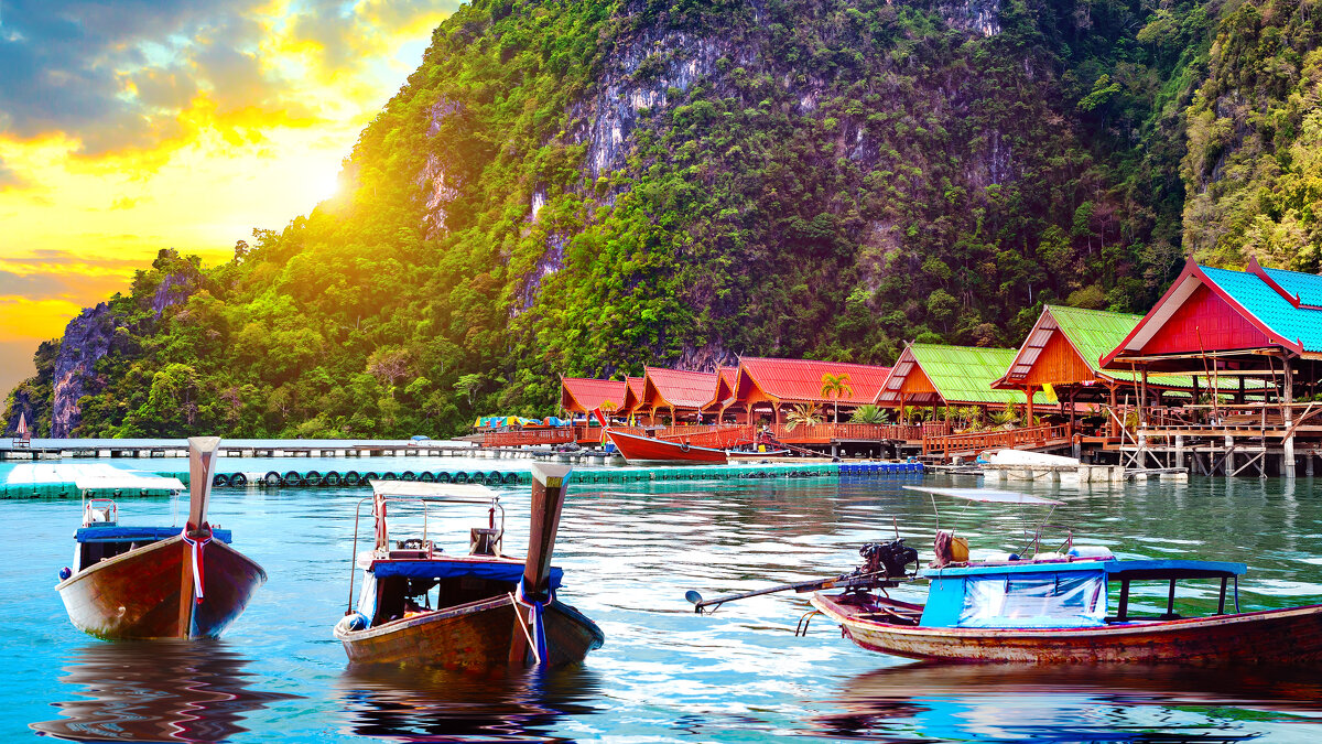 Koh Pan Yi / Sea Gypsy Village / Andamanensee / Thailand