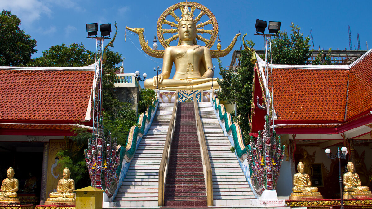 Big Buddha / Wat Phra Yai / Koh Samui / Thailand /