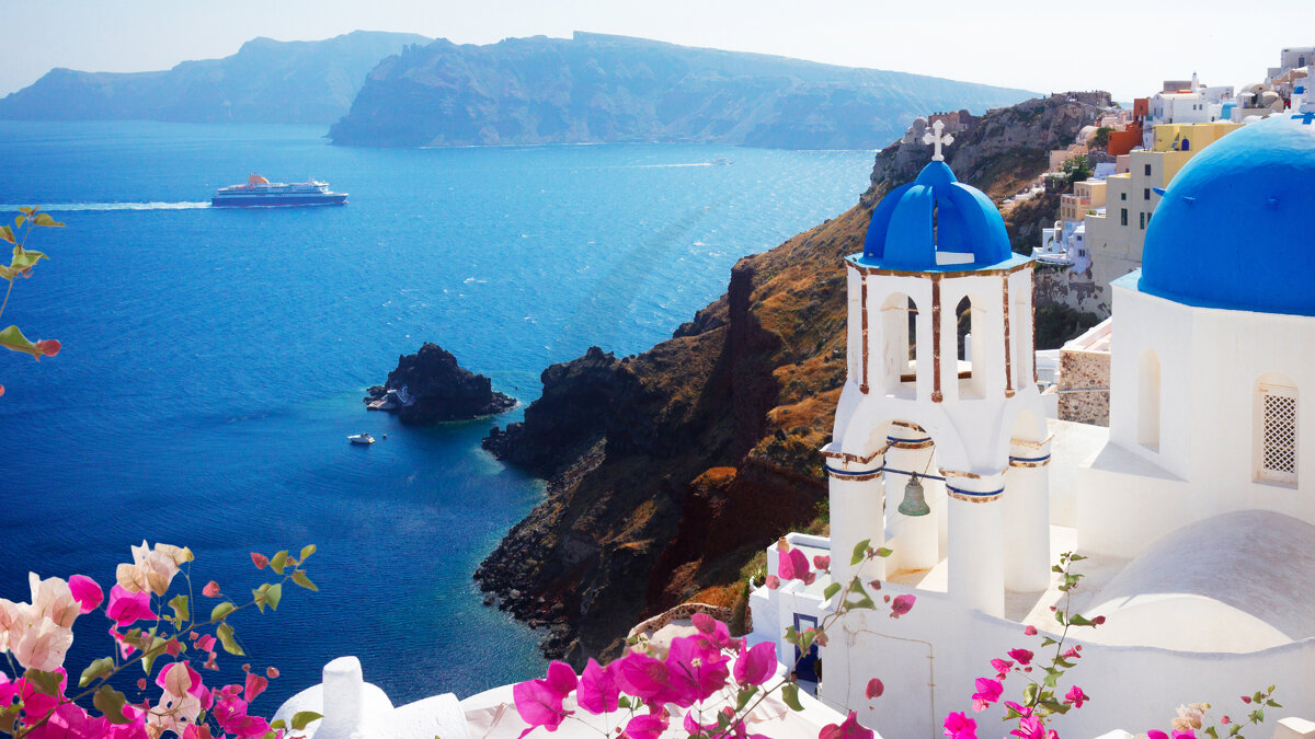 Church of Spirydon in Oia / Santorin / Kykladen