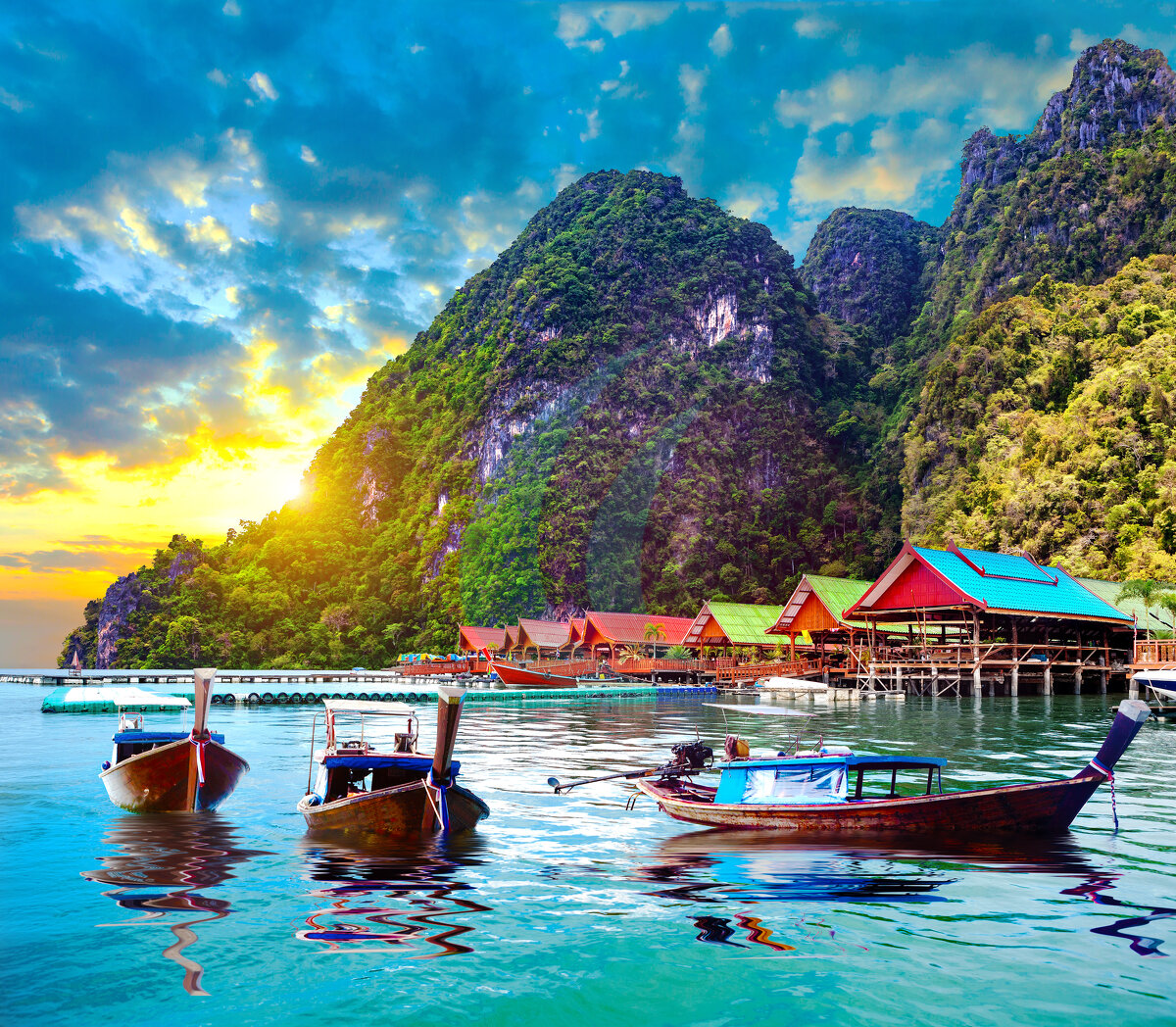 Koh Pan Yi / Sea Gypsy Village / Andamanensee / Thailand