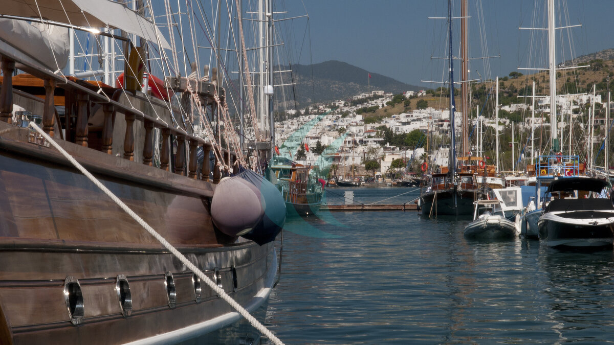 Yachten in der Milta Marina bei der Rückkehr nach Bodrum