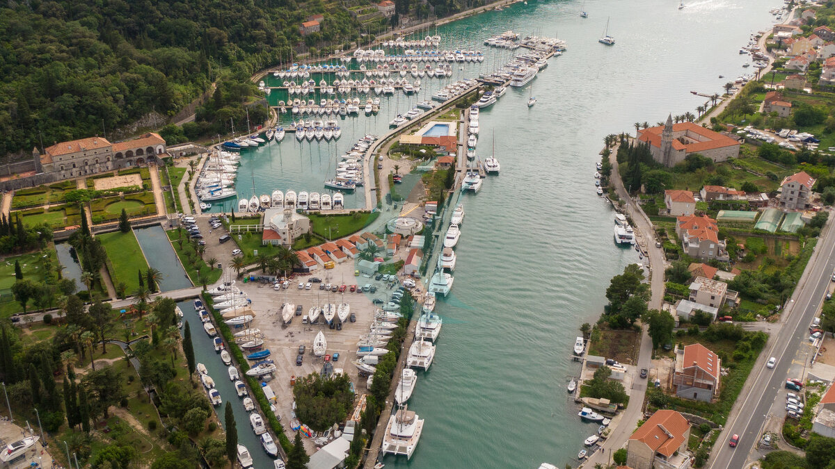 ACI Marina Dubrovnik, Luftaufnahme