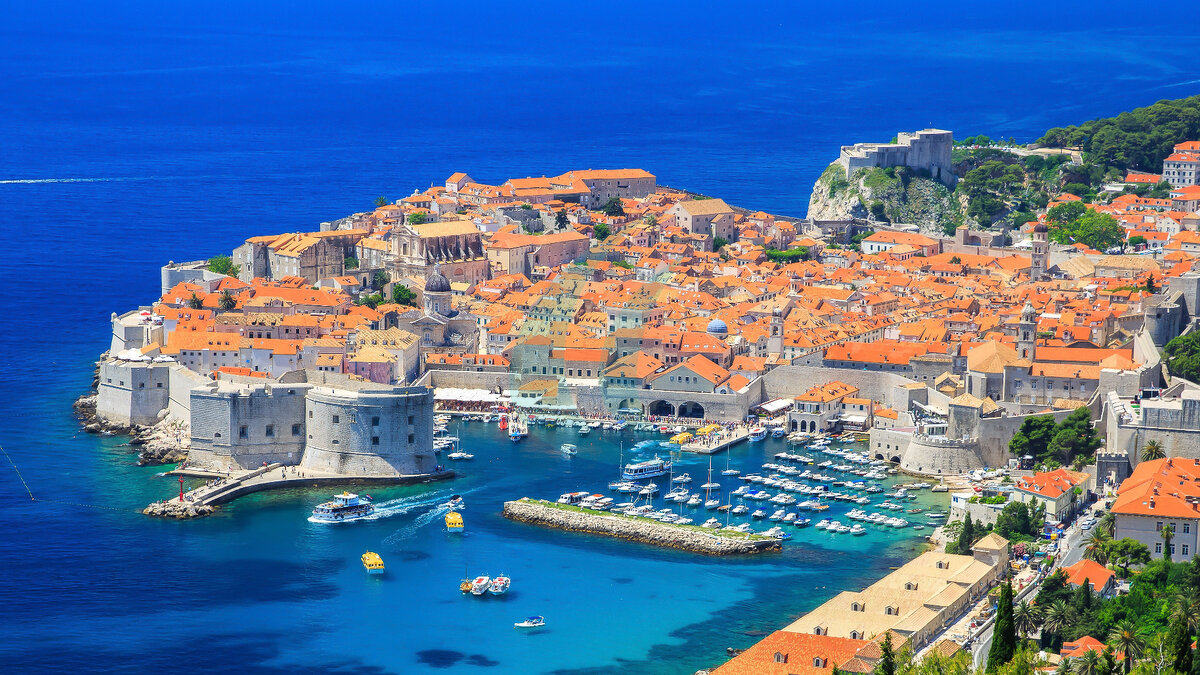 Dubrovnik aus der Luft