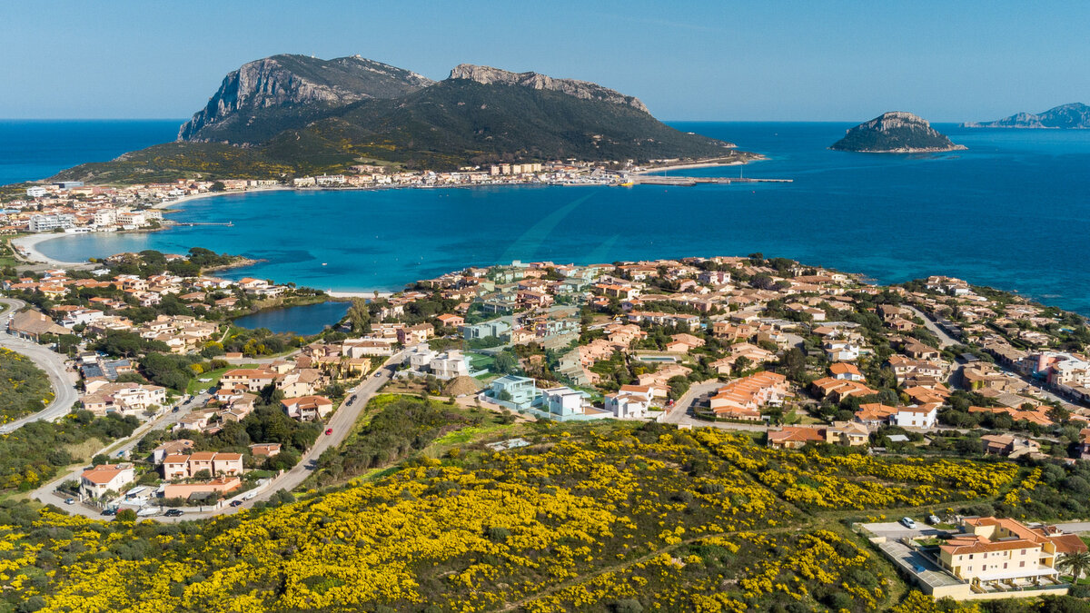 Golfo Aranci, Luftaufnahme