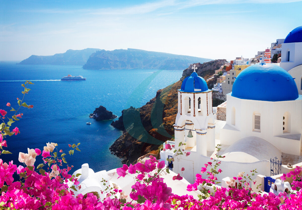 Church of Spirydon in Oia / Santorin / Kykladen