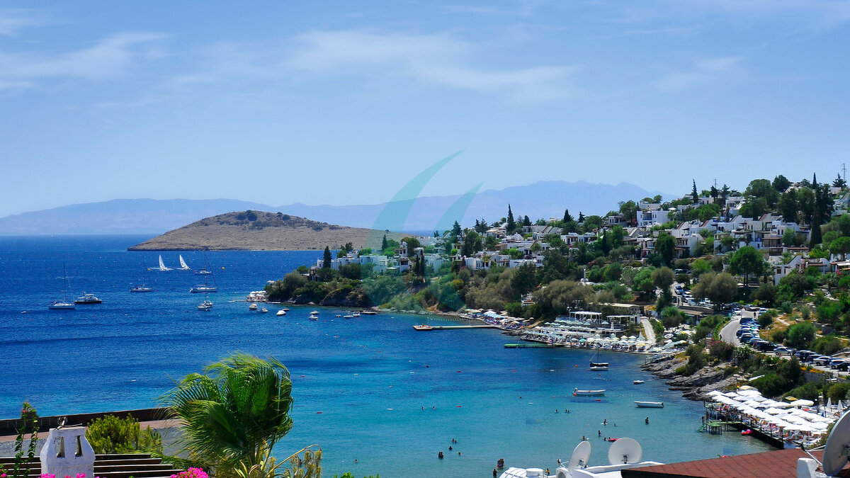 Ansichten aus der berühmten Touristenstadt Bodrum in der Türkei